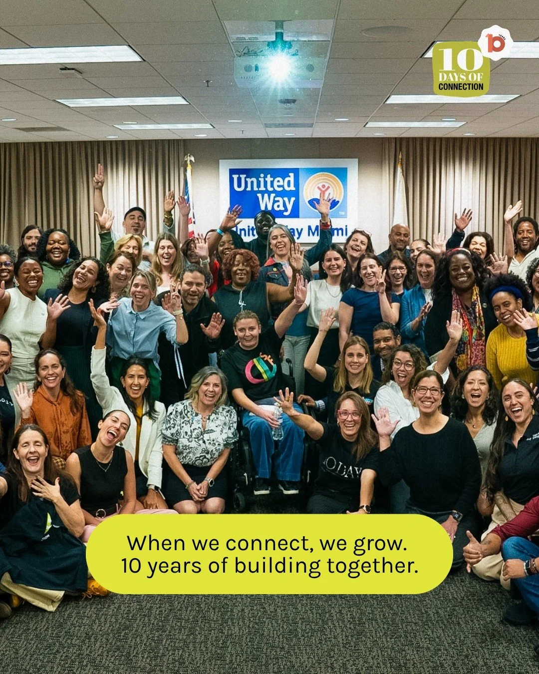 Most important meetings in Miami haven't happened in boardrooms, they've happened in community centers, living rooms, and parking lots, wherever people chose to show up for each other!

For 10 years, 10 Days of Connection has created those spaces on 