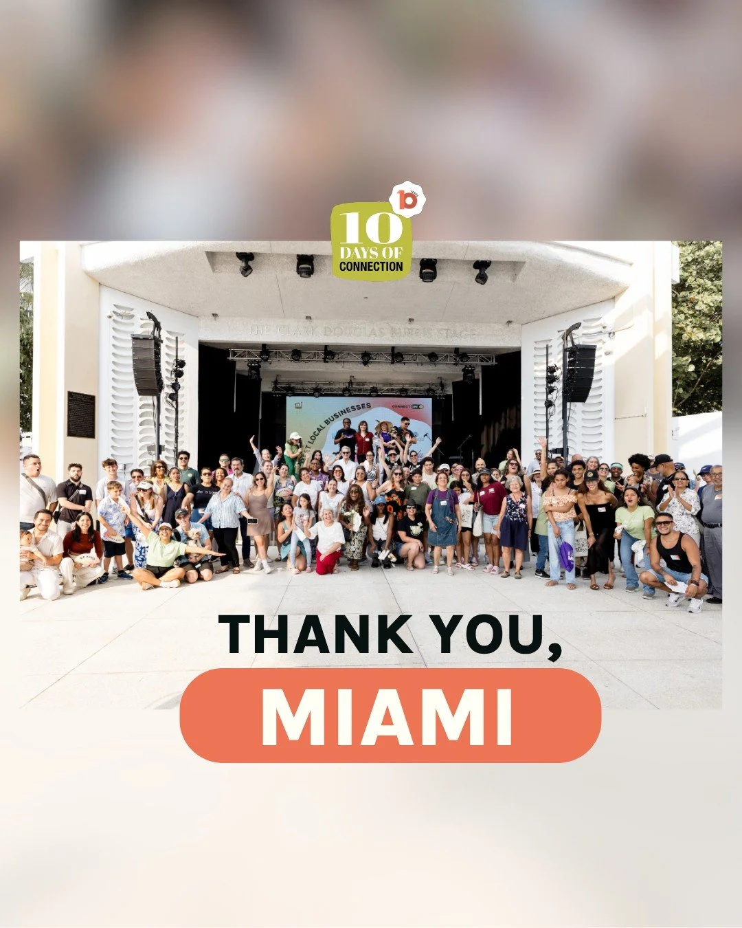 That's a wrap on Year 10, but connection doesn't stop here. We will be back with more stories to share from these 10 years of Connection, stay tuned!

In the meantime, how do you plan to keep showing up for Miami?

#10DaysOfConnection #Year10 #GrandF