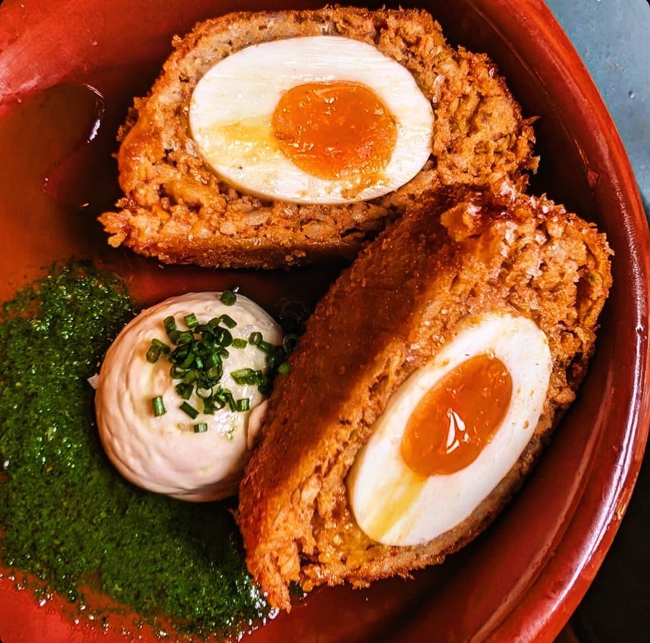 -𝙃𝘼𝙋𝙋𝙔 𝙀𝘼𝙎𝙏𝙀𝙍-

Hope you&rsquo;re all having a great bank holiday weekend. We are looking forward to seeing you all. We have some new delicious plates on the menu to try this weekend. And especially for Easter, we have a scotch egg with fr