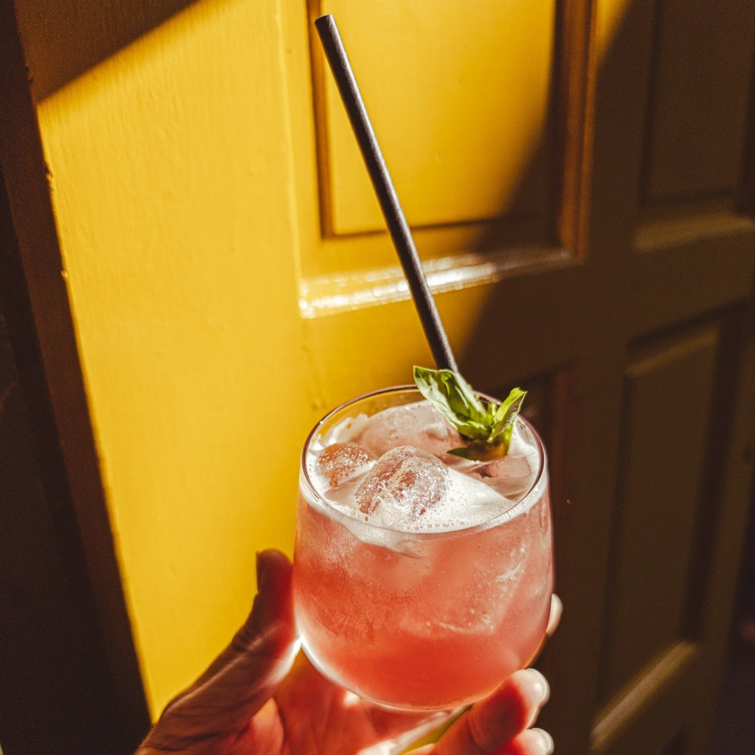 -𝘾𝙃𝙀𝙍𝙍𝙔 𝘽𝘼𝙎𝙄𝙇 𝙈𝘼𝙍𝙂𝘼𝙍𝙄𝙏𝘼-

Tequila, Triple Sec, Dark Cherry Syrup, Lime, Basil