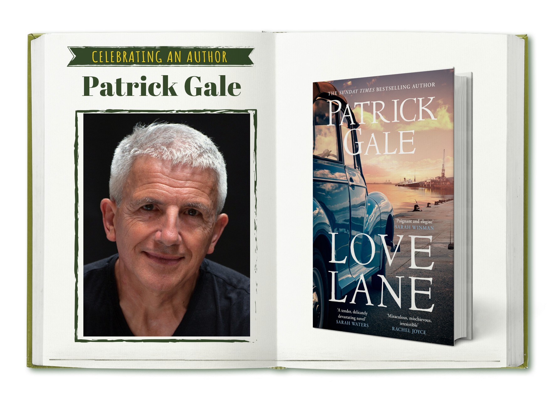 Patrick Gale in conversation about his new novel Love Lane