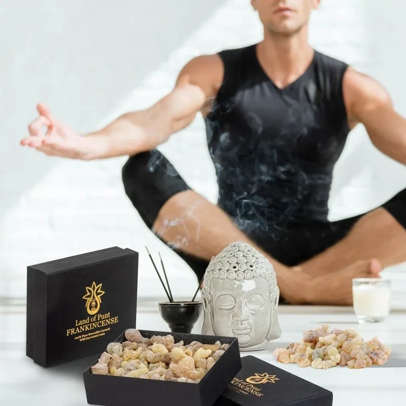 lifestyle product photography for frankincense