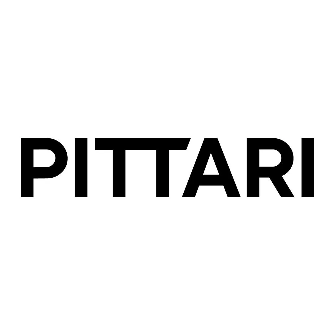 Black text spelling 'PITTARI' on a white background.
