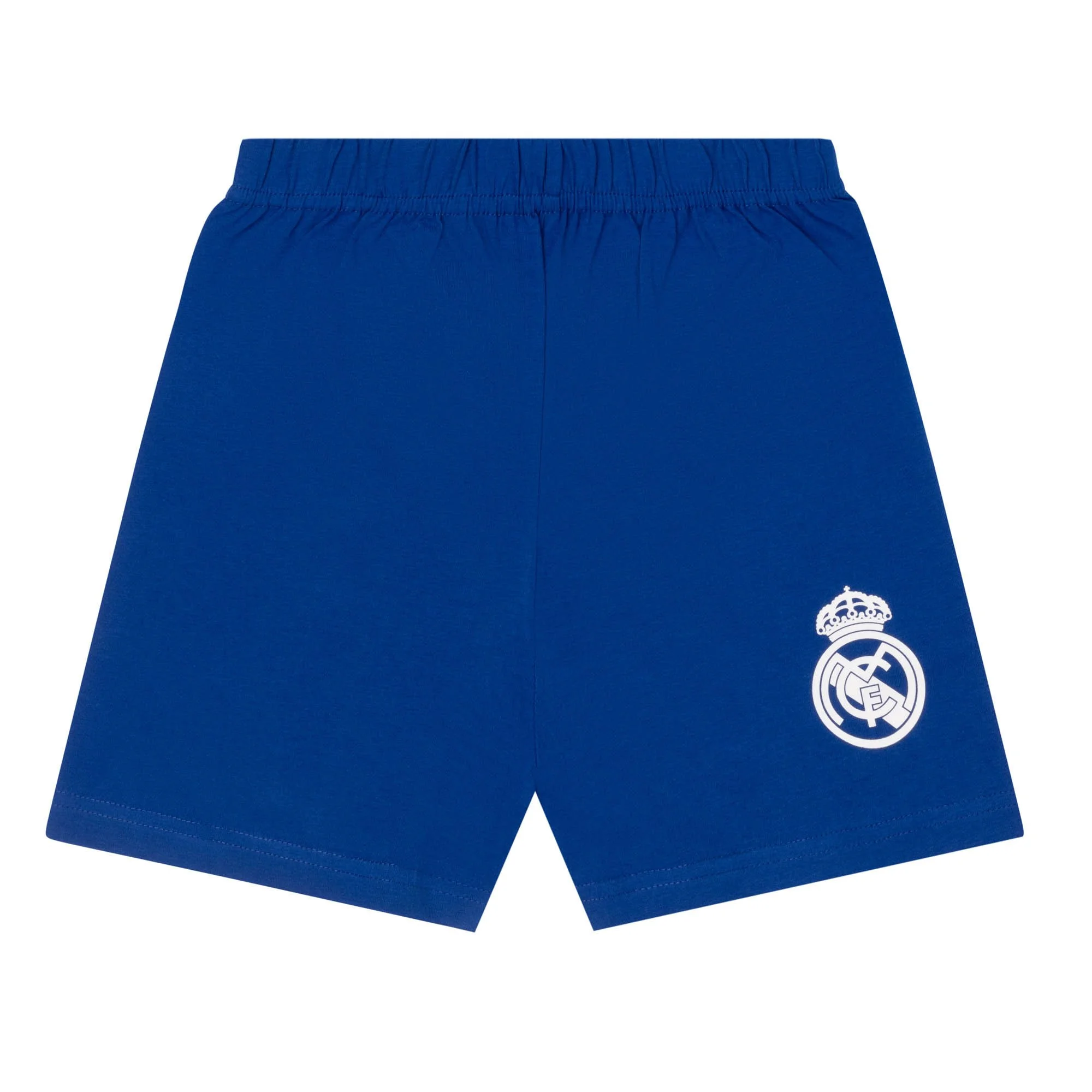 flay lay photography of blue sports shorts