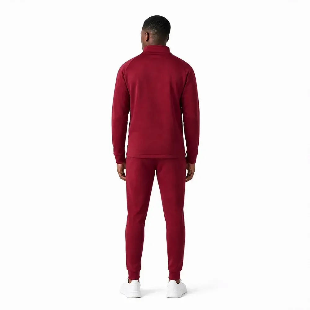 back view of a male virtual model wearing a tracksuit