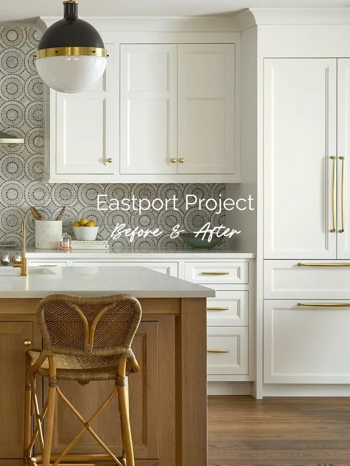 Before and After - Eastport Project

This project was for a couple who made the intentional decision to downsize and in doing so, created space for something more meaningful. A home that works beautifully for the way they actually live.
We believe lu