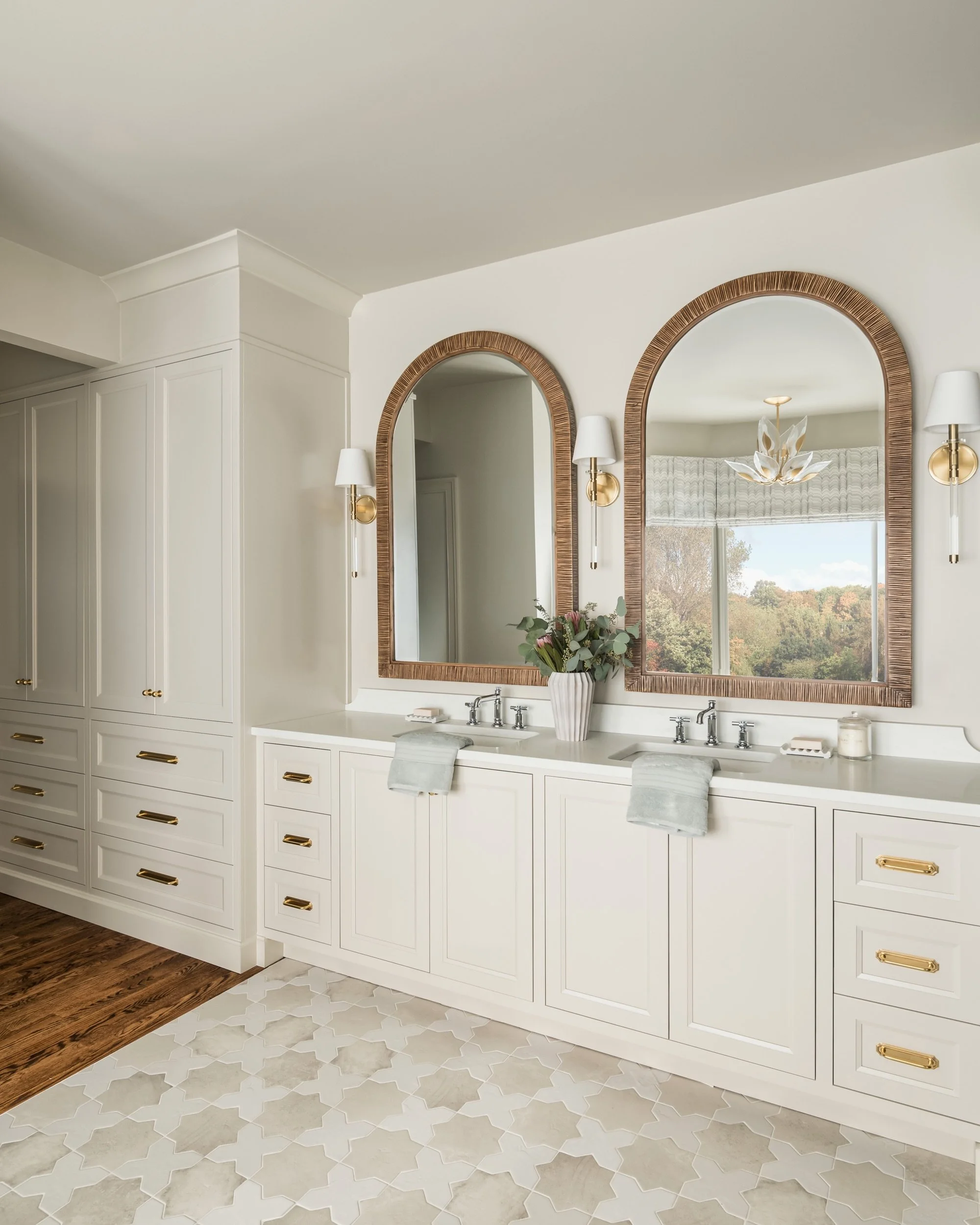 Hard to believe it&rsquo;s been more than a year that we received the &ldquo;Home Excellence Award&rdquo; for this design work! 

We loved transforming this primary bath into a serene retreat tailored for a busy young family. Thoughtfully crafted cus