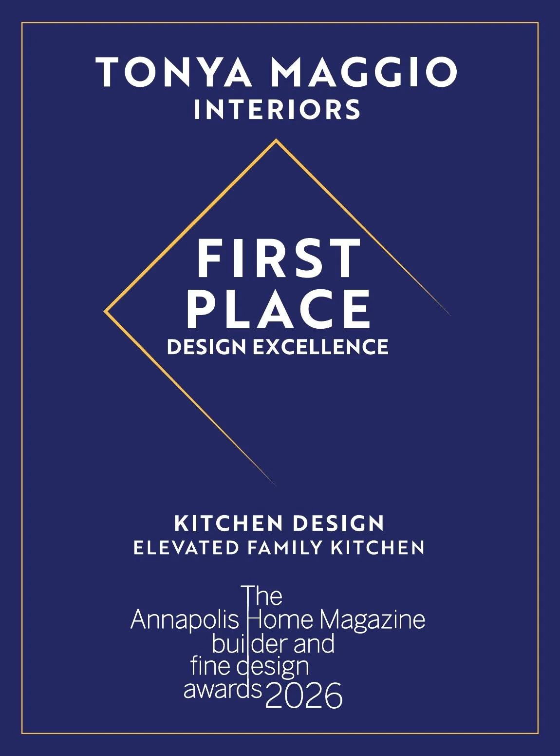 ANNAPOLIS HOME MAGAZINE AWARD