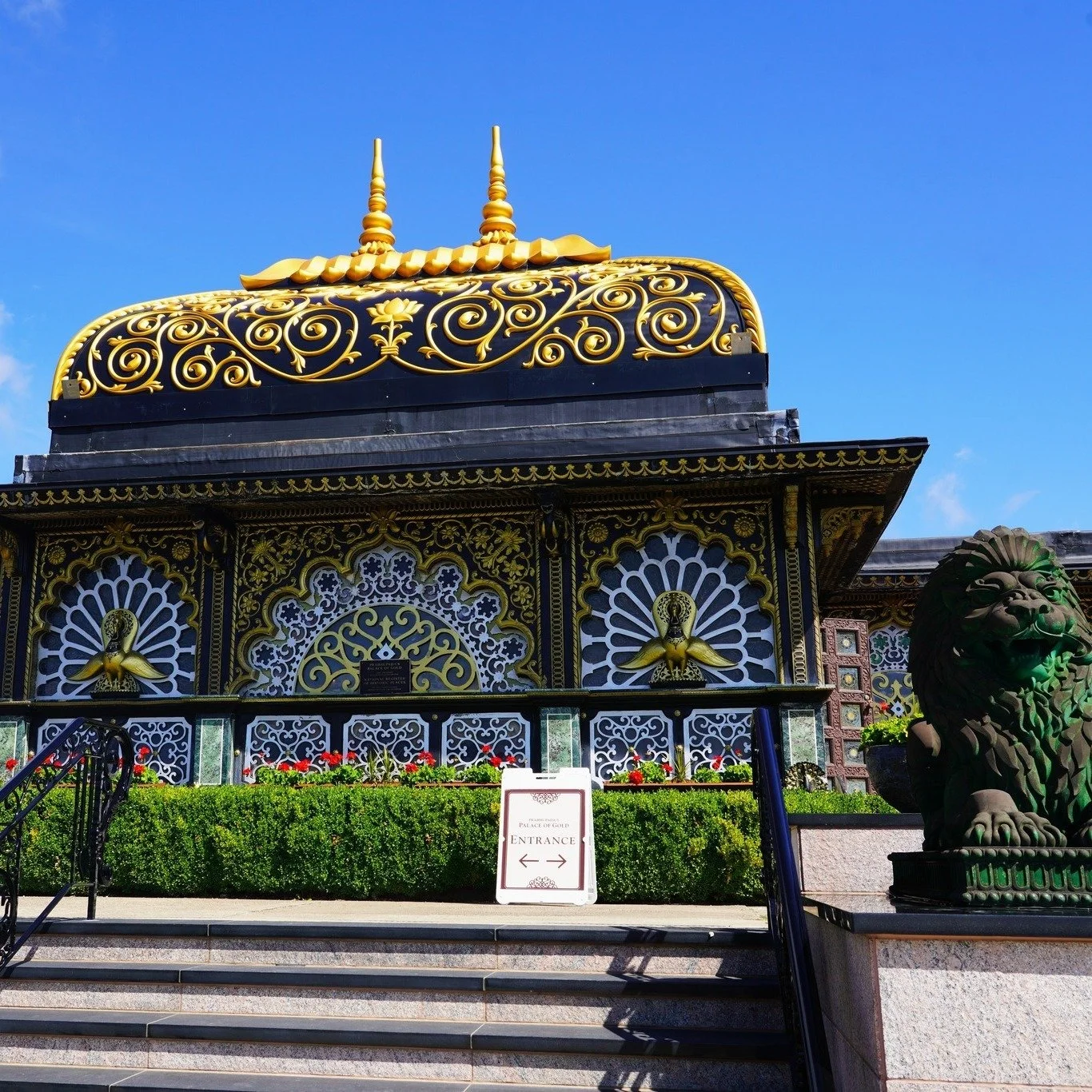 Tour this cultural wonder ✨

The Palace of Gold is a beacon of architecture hidden in the hills of West Virginia. Tour the Palace and roam the beautiful rose gardens on a visit to Moundsville! Plan to see this hidden gem now at VisitMoundsville.com

