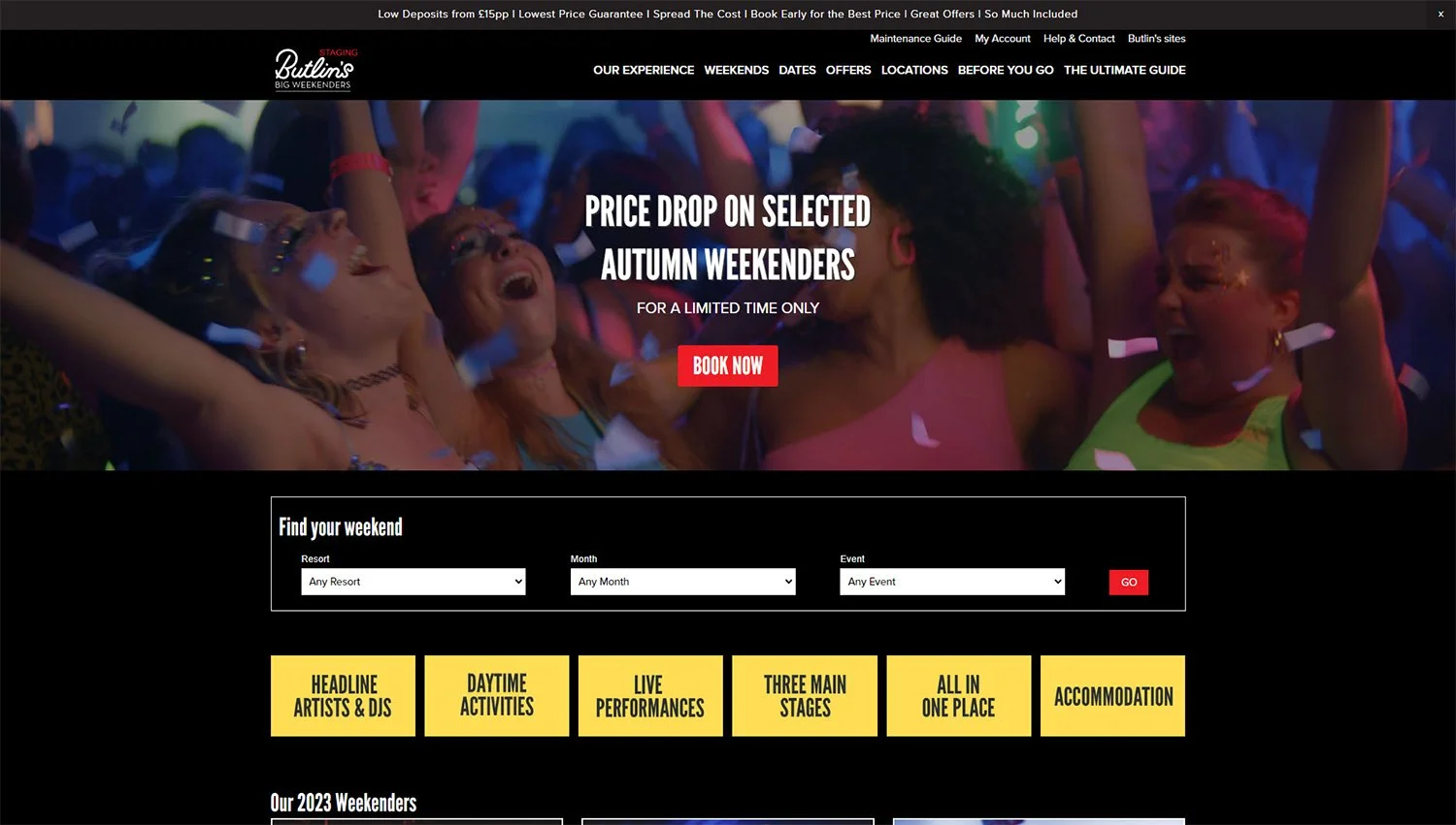 Butlin's Big Weekends