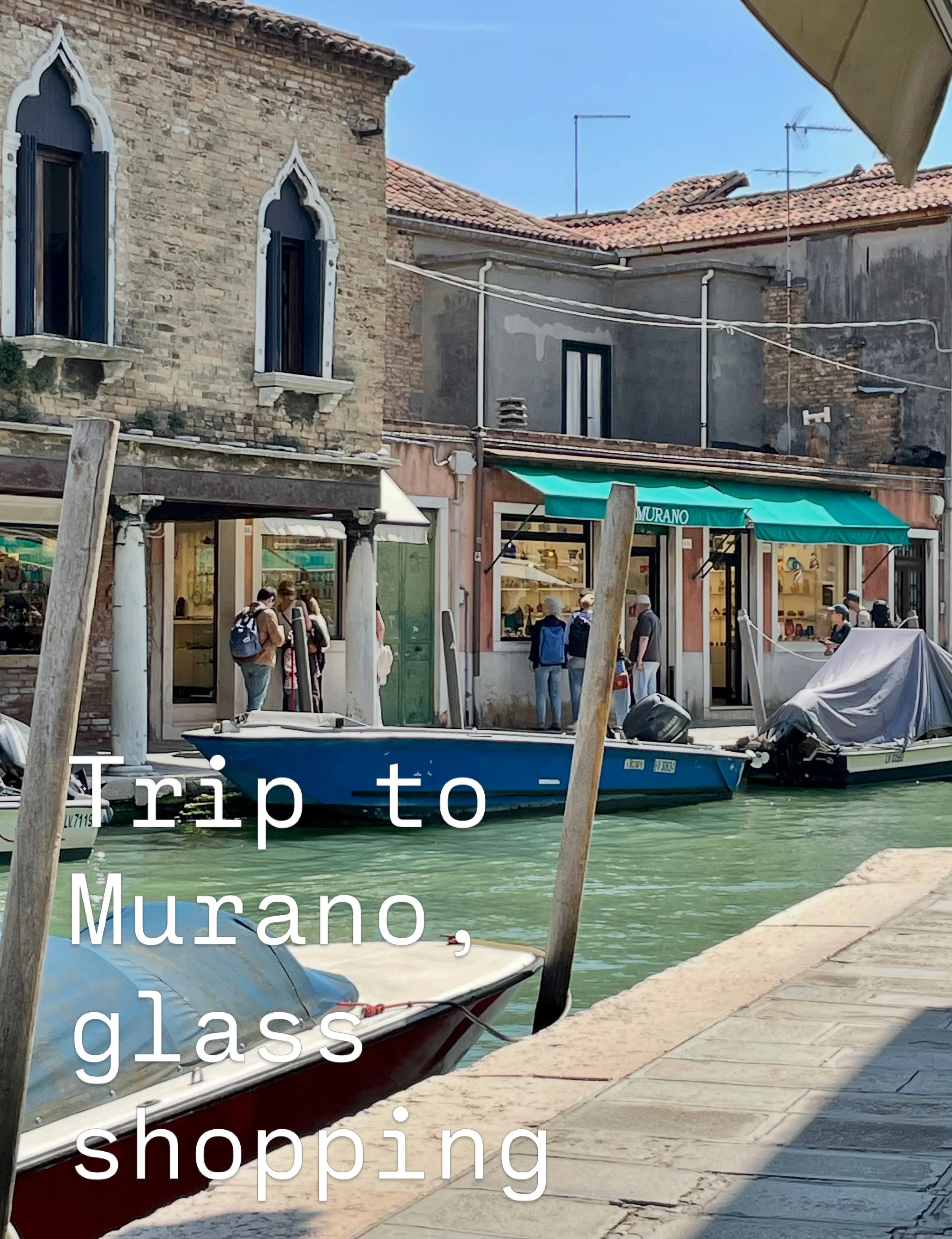Exploring Murano , quick trip by water bus! 
#murano
#glassmakers
#italytrip