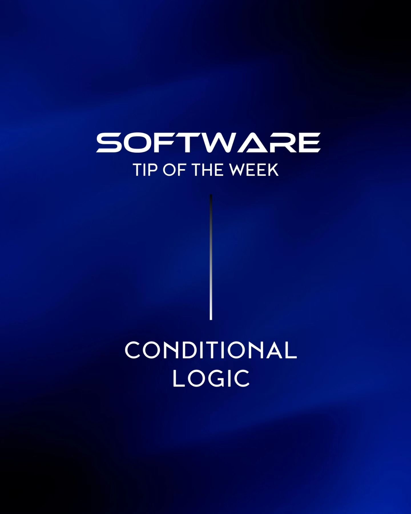 PI-Tech's software tip of the week: 

Conditional Logic
&mdash;
Unlock the power of automation with conditional logic in software like Zapier, Power Automate, or advanced coding scripts. 
&mdash;
Ready to take automation to the next level? Share how 