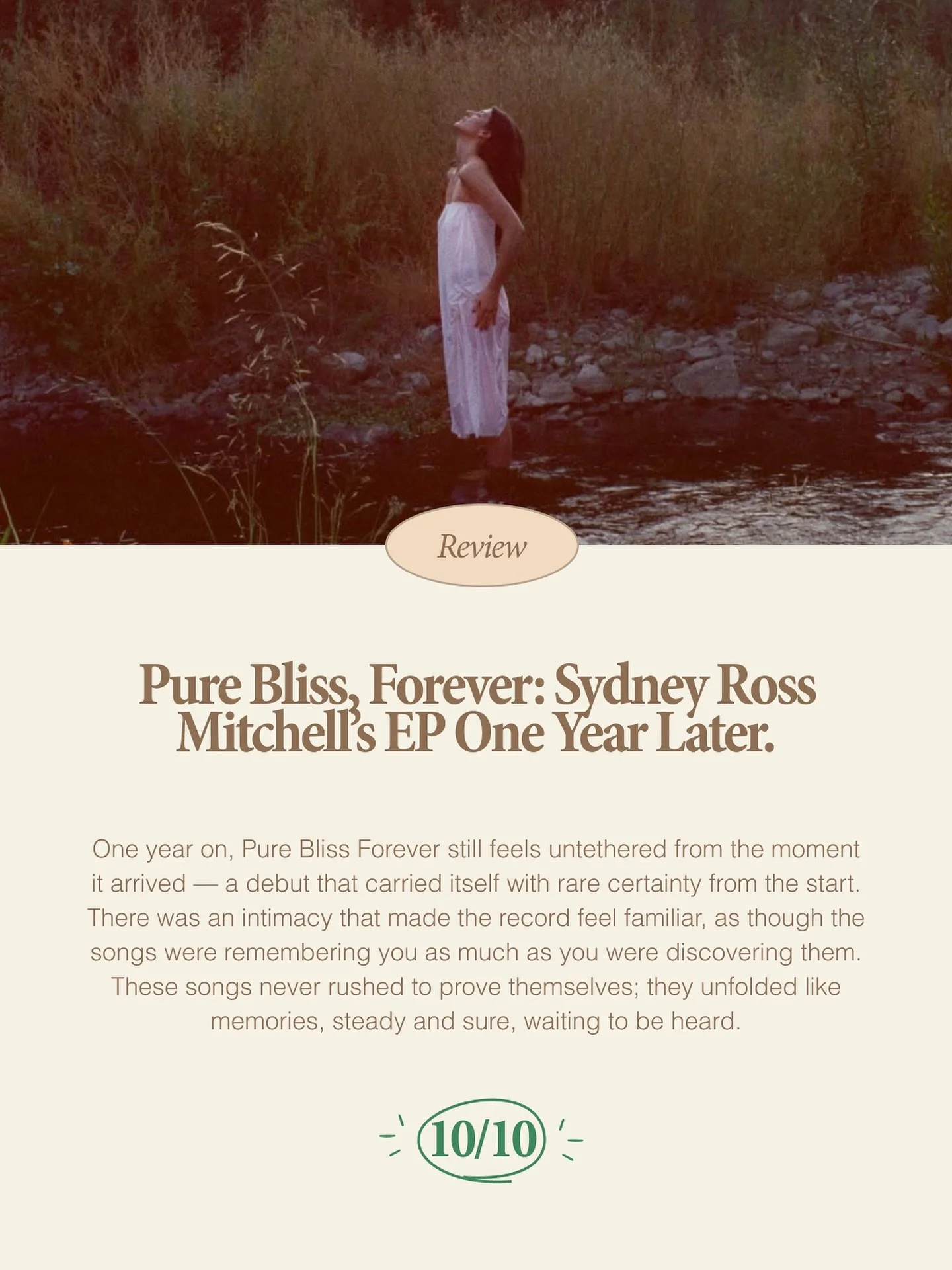one year on, still a masterpiece, check out the full piece up on the site now 🌟

words @deidreacosta 

#newmusic #musicdiscovery #indiemusic #musicreview #newartist