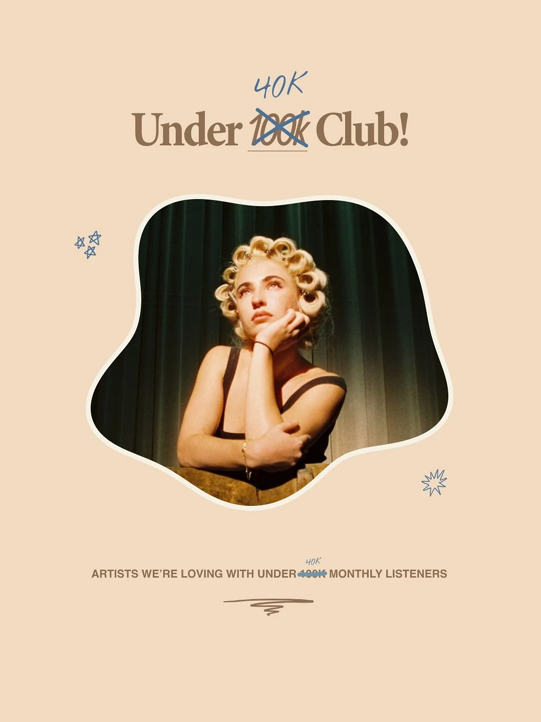 deep digging once again to find some absolute gems that are currently 40k and under monthly listeners, get in early before they blow 👀

#newmusic #indiemusic #musicdiscovery #newartist #smallartist #independentartist