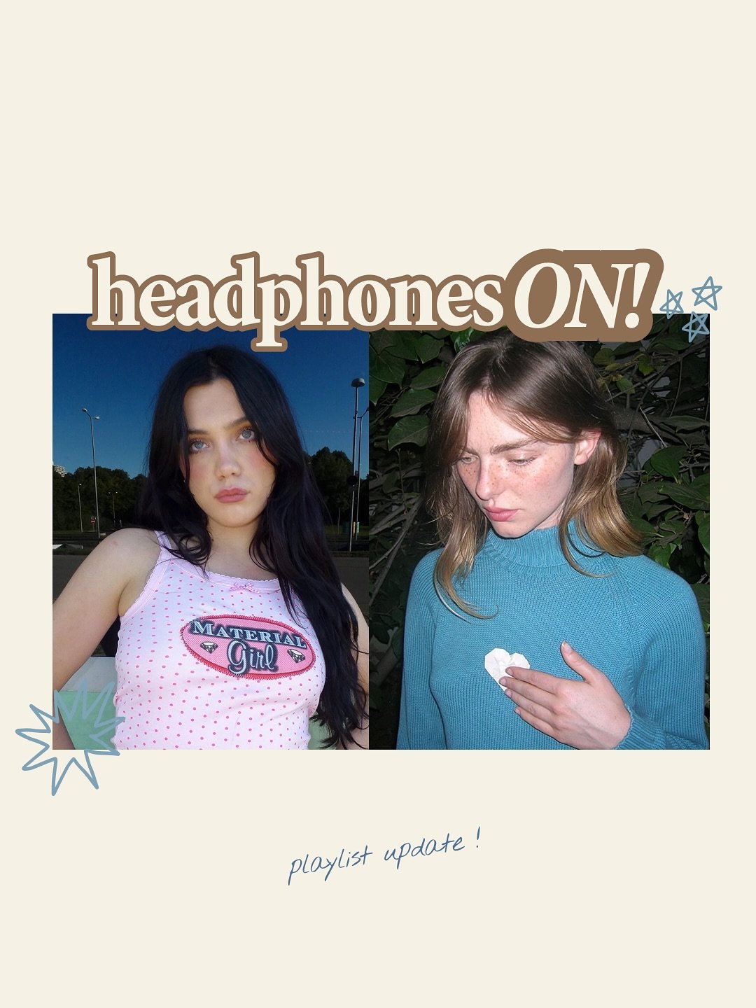 we just can&rsquo;t stop giving you bangers! headphones on has been updated with top tier tracks we discovered this past week, link in bio to give them a listen! 🎧

cover @alessirose @kenititus 

#newmusic #indiemusic #musicdiscovery #newartist