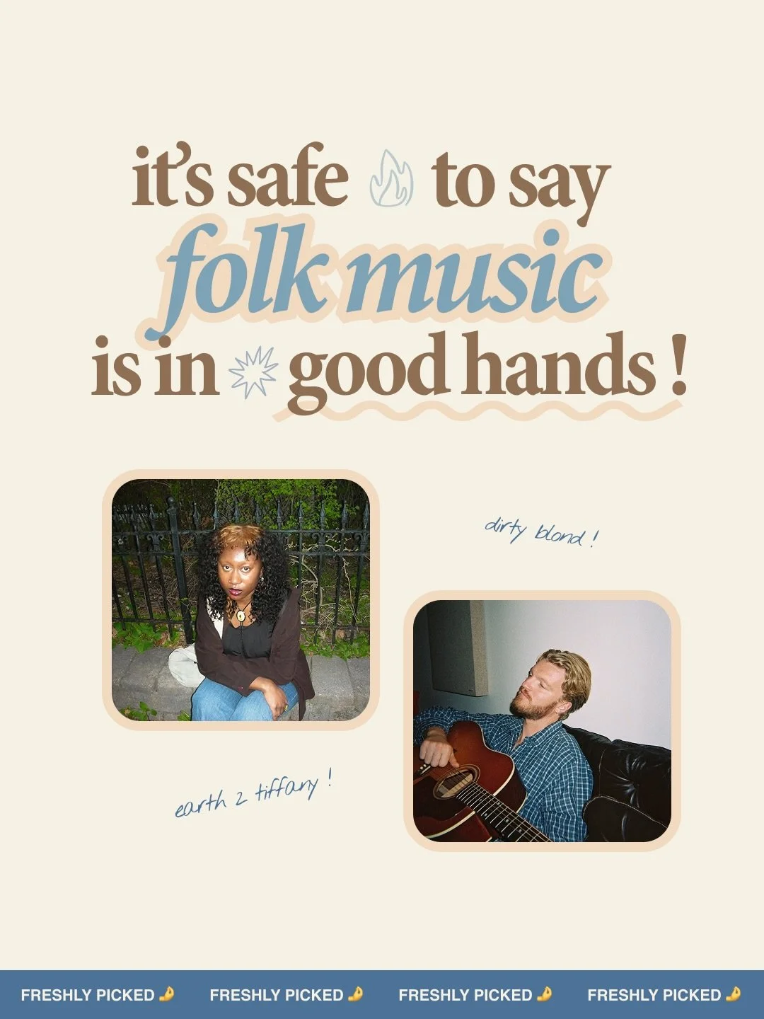 we&rsquo;re here to let you know that the future of folk music is looking bright, thanks to these guys ! 🌟

#newmusic #musicdiscovery #folkmusic #newartist