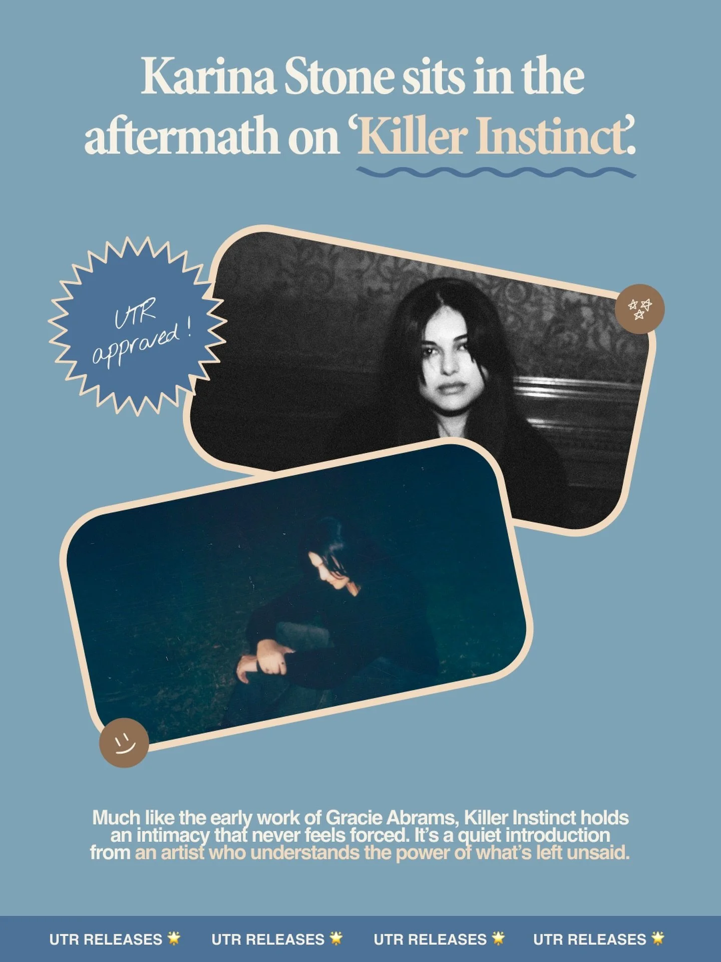 @_karinastone&rsquo;s latest EP is one you NEED to hear ! check out the full piece up on the site now 🌟

words @deidreacosta 

#newmusic #musicdiscovery #folkmusic