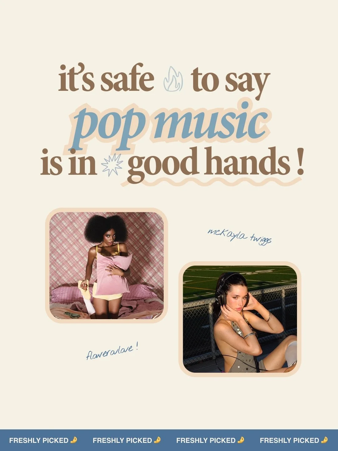 had to bring this format back for the unreal pop that&rsquo;s coming out of the emerging scene, you&rsquo;re in for your next obsession with these 🙂&zwj;↕️

#newmusic #popmusic #musicdiscovery #newartist