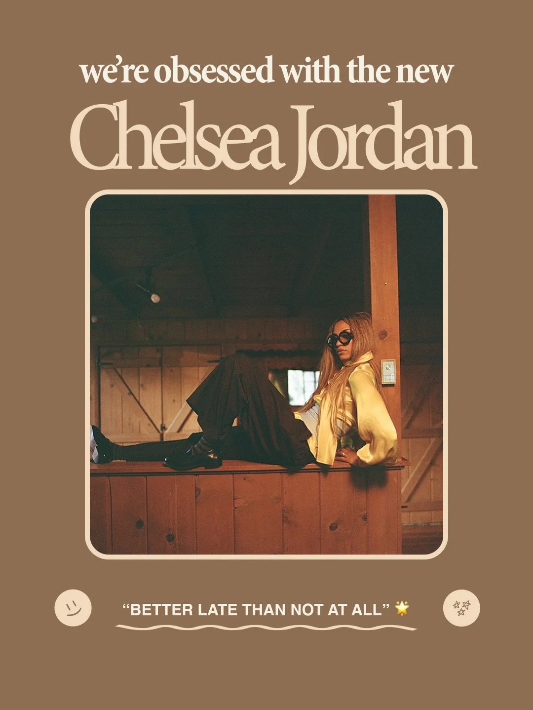 we&rsquo;ve not stopped listening to the brand new @chelseajordan ever since it dropped! if you&rsquo;ve not listened yet, here&rsquo;s your reminder to check it out 🌟

✍️ - @toby_bryant_ 

#newmusic #musicdiscovery #newartist