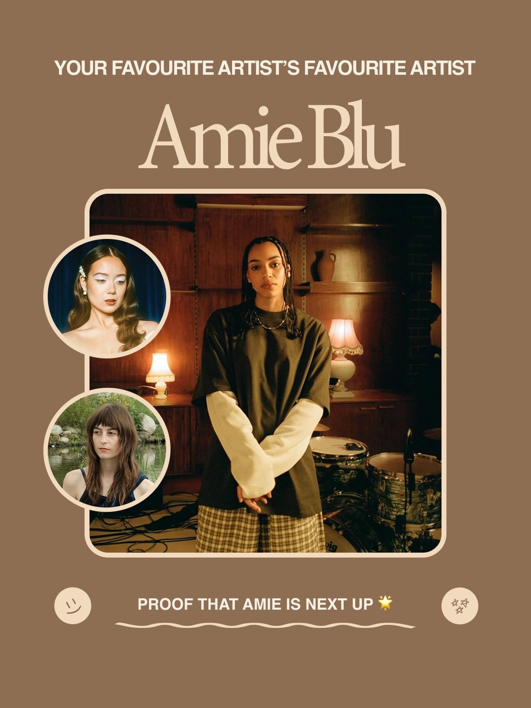 @amiebluu is really becoming your favourite artist&rsquo;s favourite artist and we are so here for it 🌟

#laufey #sza #leonthomas #kevinabstract #amieblu