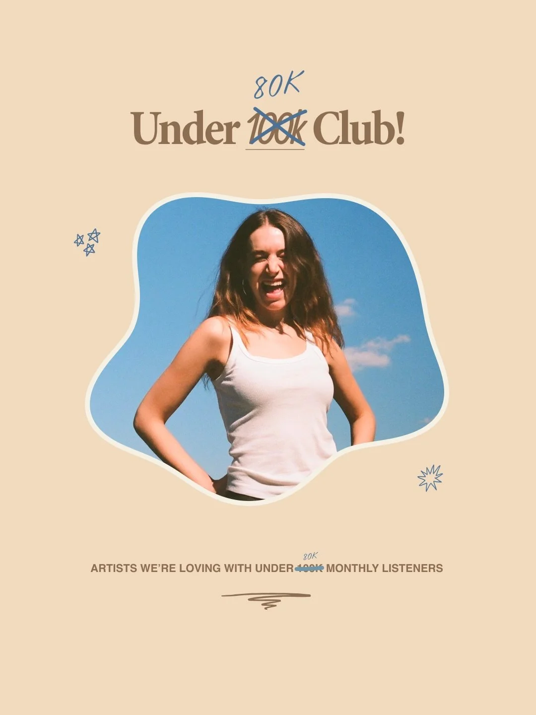 been a while since we did ur fave series, enjoy these incred artists with under 80k monthly listeners on spotify right now ! 🌟

#newmusic #indiemusic #musicdiscovery #newartist