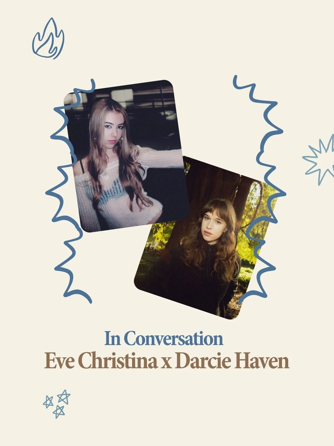 our first ever artist x artist interview and who better than the duo of @darcieehaven &amp; @evechristinaa 🌟

they chat all things releases, their writing process and evolution as artists. full feature up on the site now ❤️&zwj;🔥