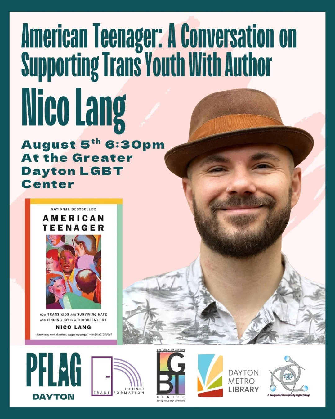 PFLAG Book Event With Nico Lang