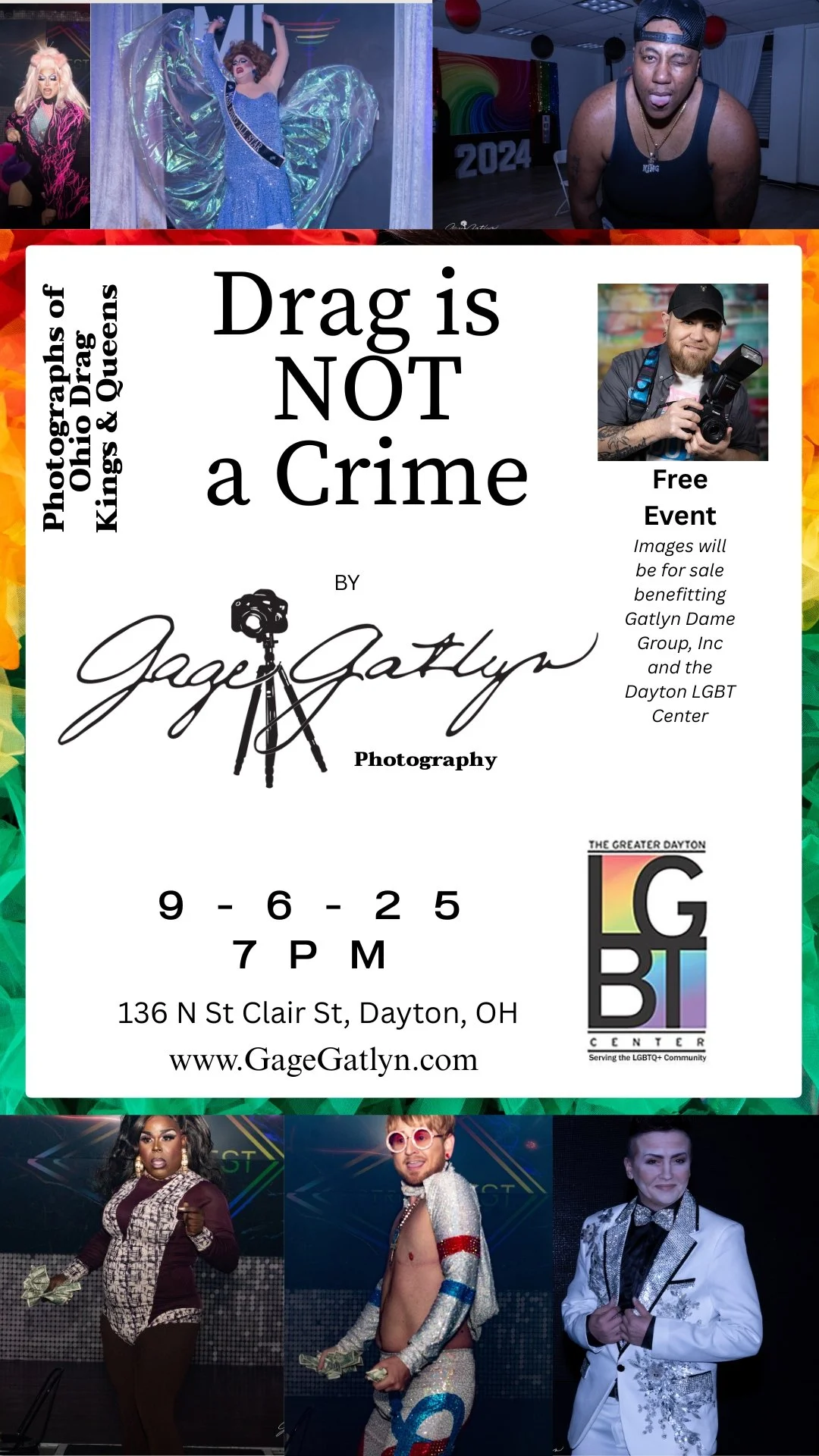 Drag is Not A Crime Photography Exhibit