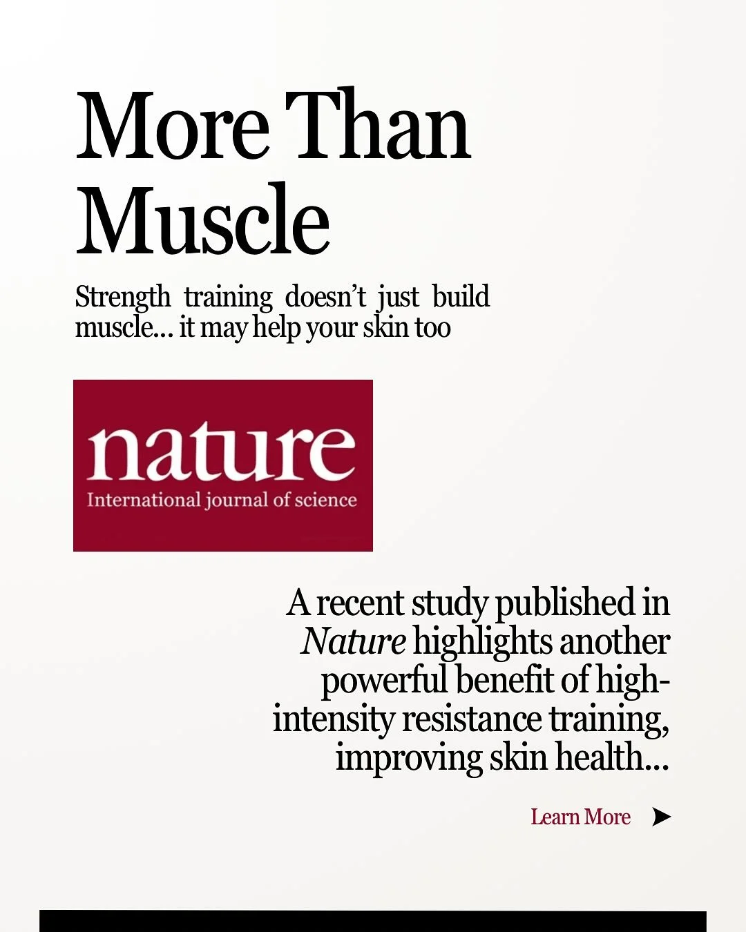 Sixteen weeks of high-intensity lifting led to measurable changes in full skin thickness | read the full article here! https://rdcu.be/e6btk #backedbyscience #highintensitytraining #weightlifting #fitnessmotivation #internationaljournalofscience #ult