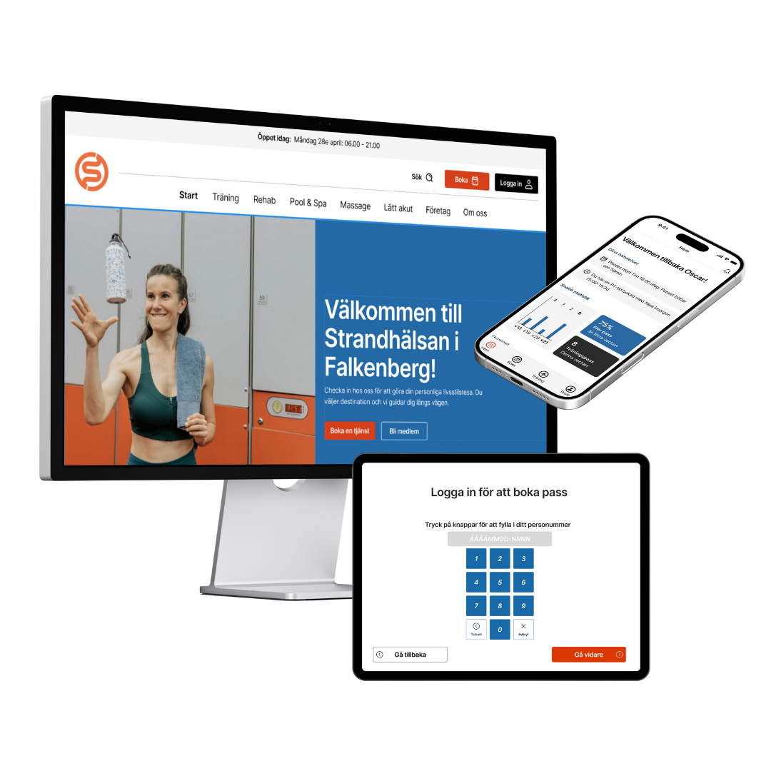 UX : Strandhälsan Falkenberg