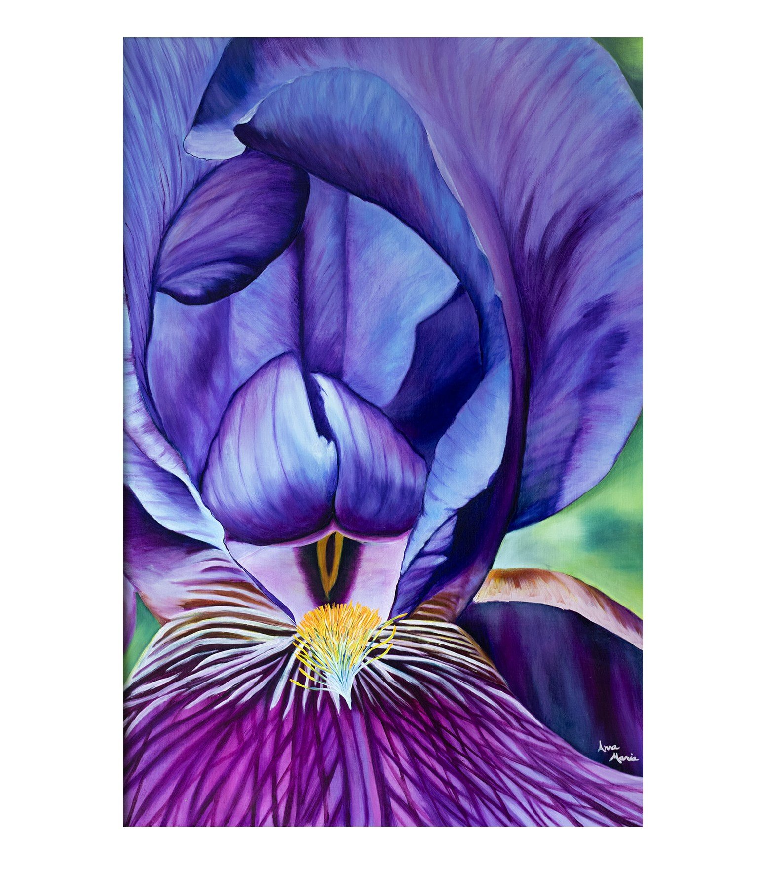 (Print of) A bearded lady