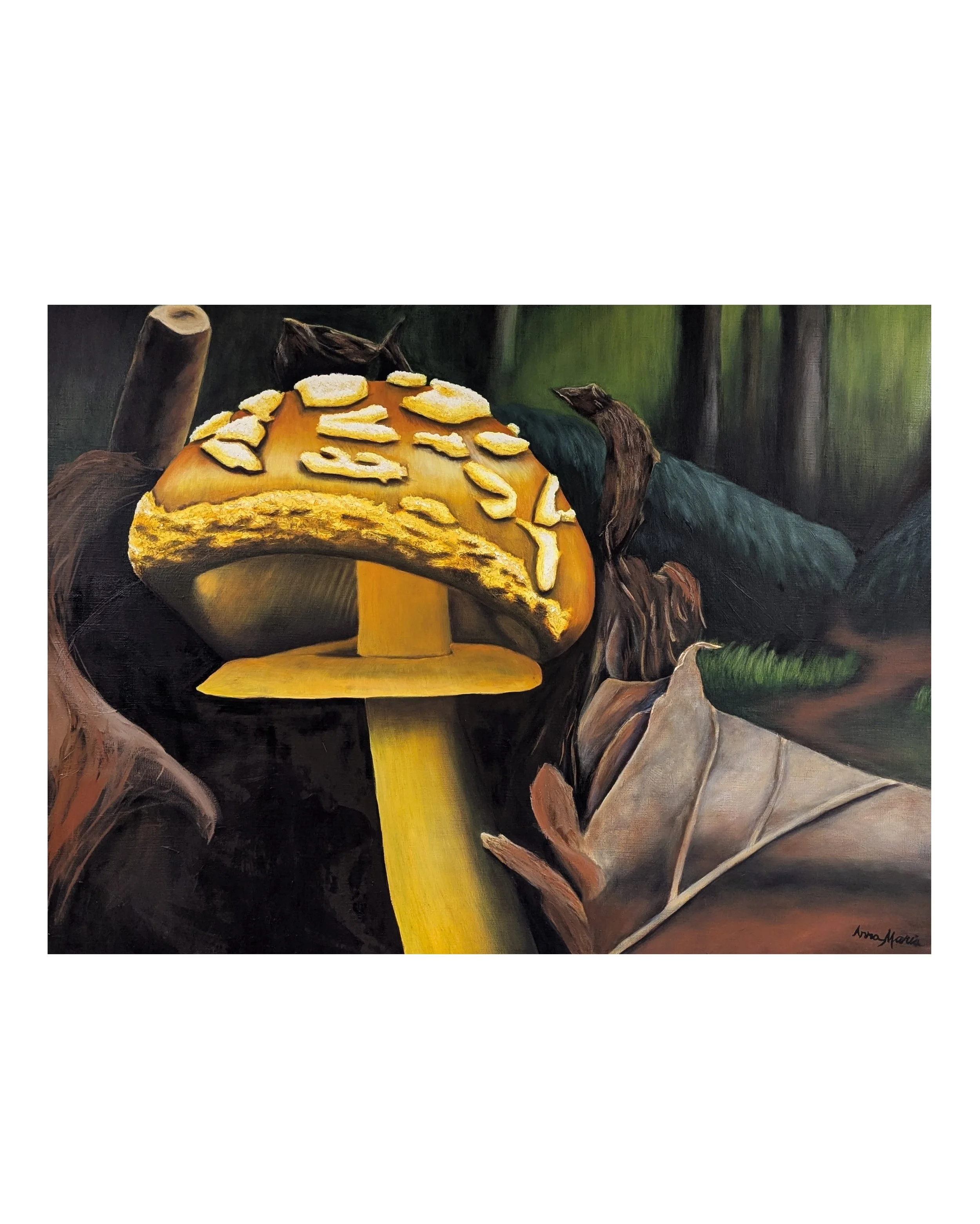 (Print of) The rise of the fungus