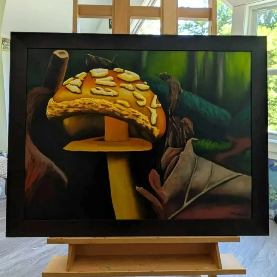 (Original oil painting) The Rise of the Fungus