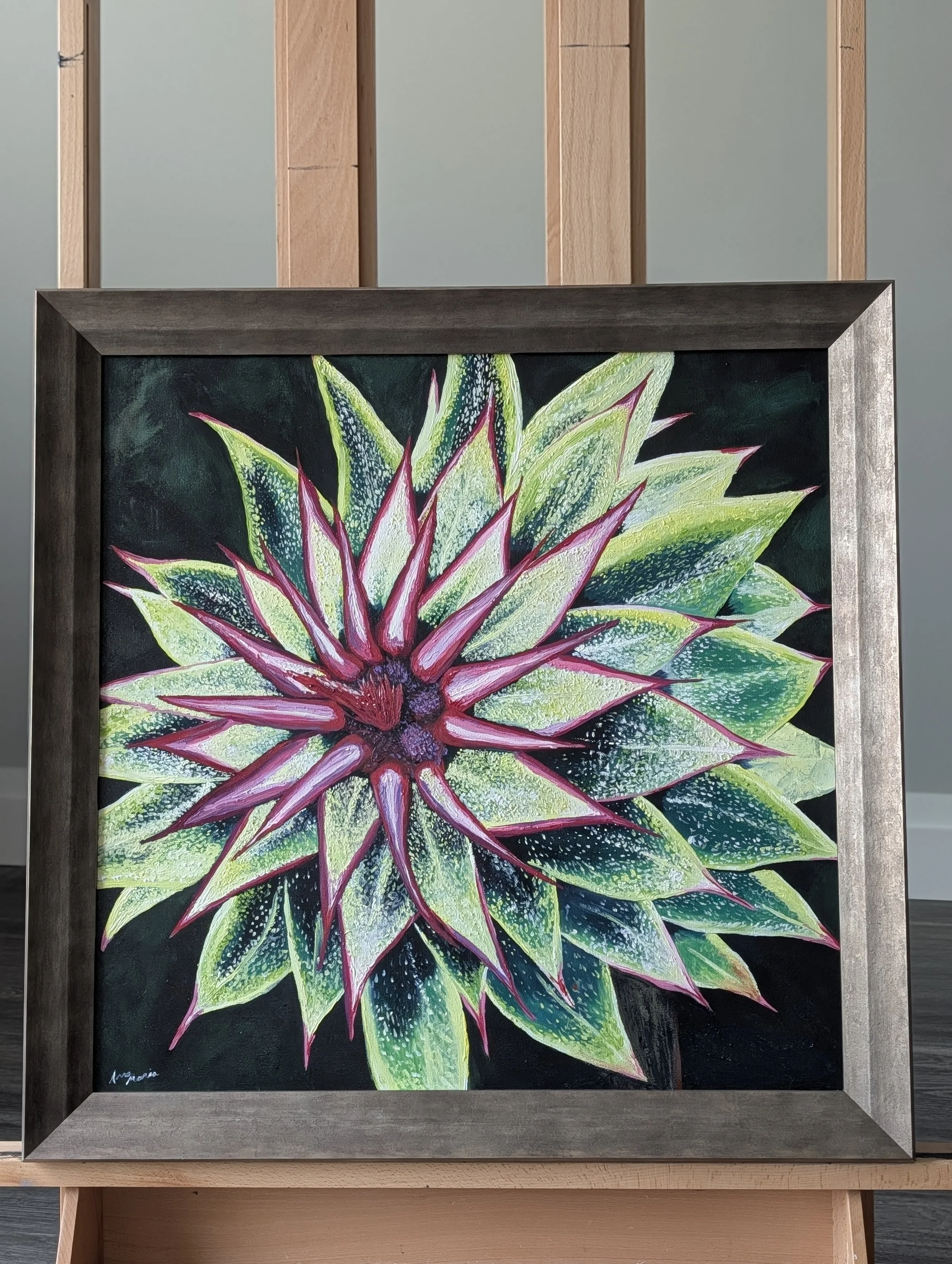 Thistle Bloom Series #1, #2, and #3 - The difference between a flower and a weed is a judgment