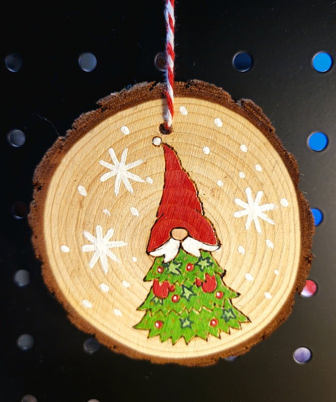 #26-GNOME CHRISTMAS TREE ornament