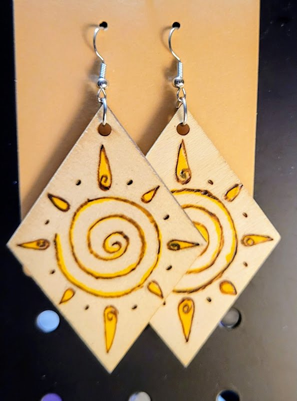 sunswirl earrings