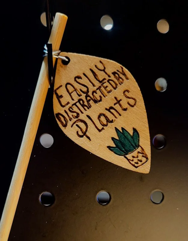 #402 easily distracted by plants