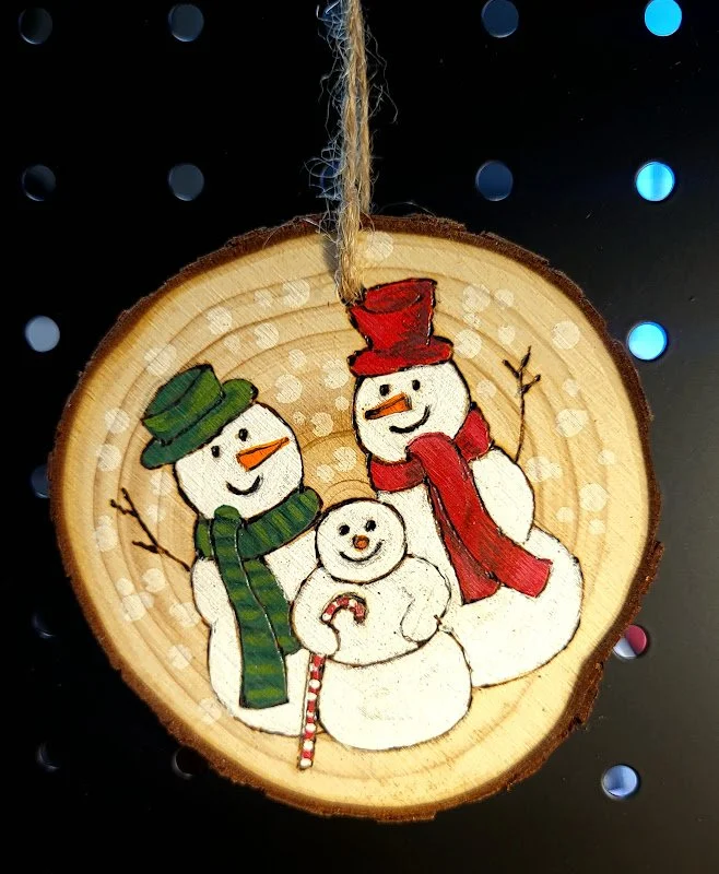 #46-SNOWMAN FAMILY ORNAMENT
