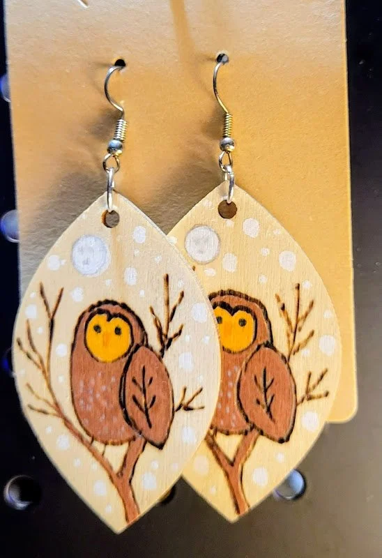 night owls earrings