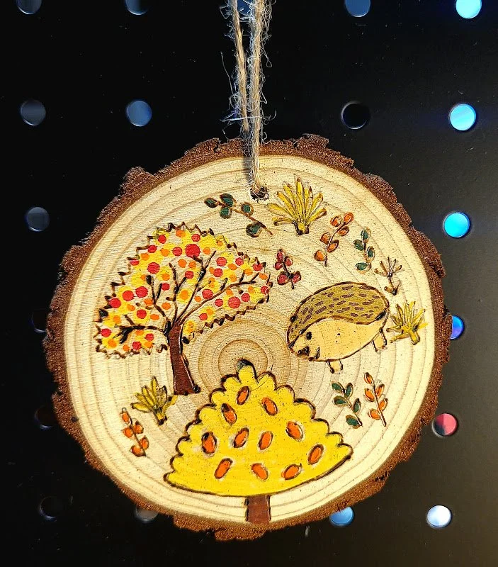 #22-FALL COLLAGE ORNAMENT