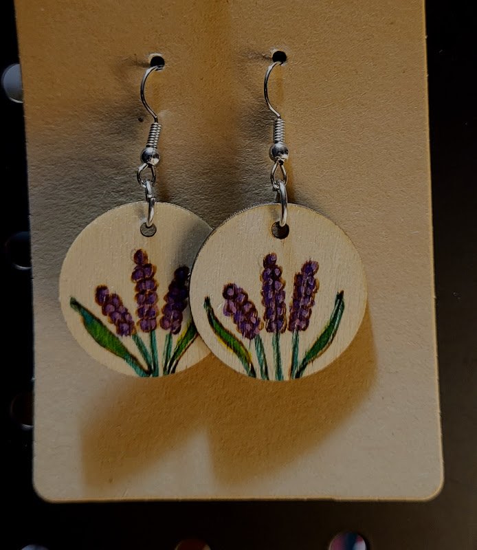 #sm lavender earrings