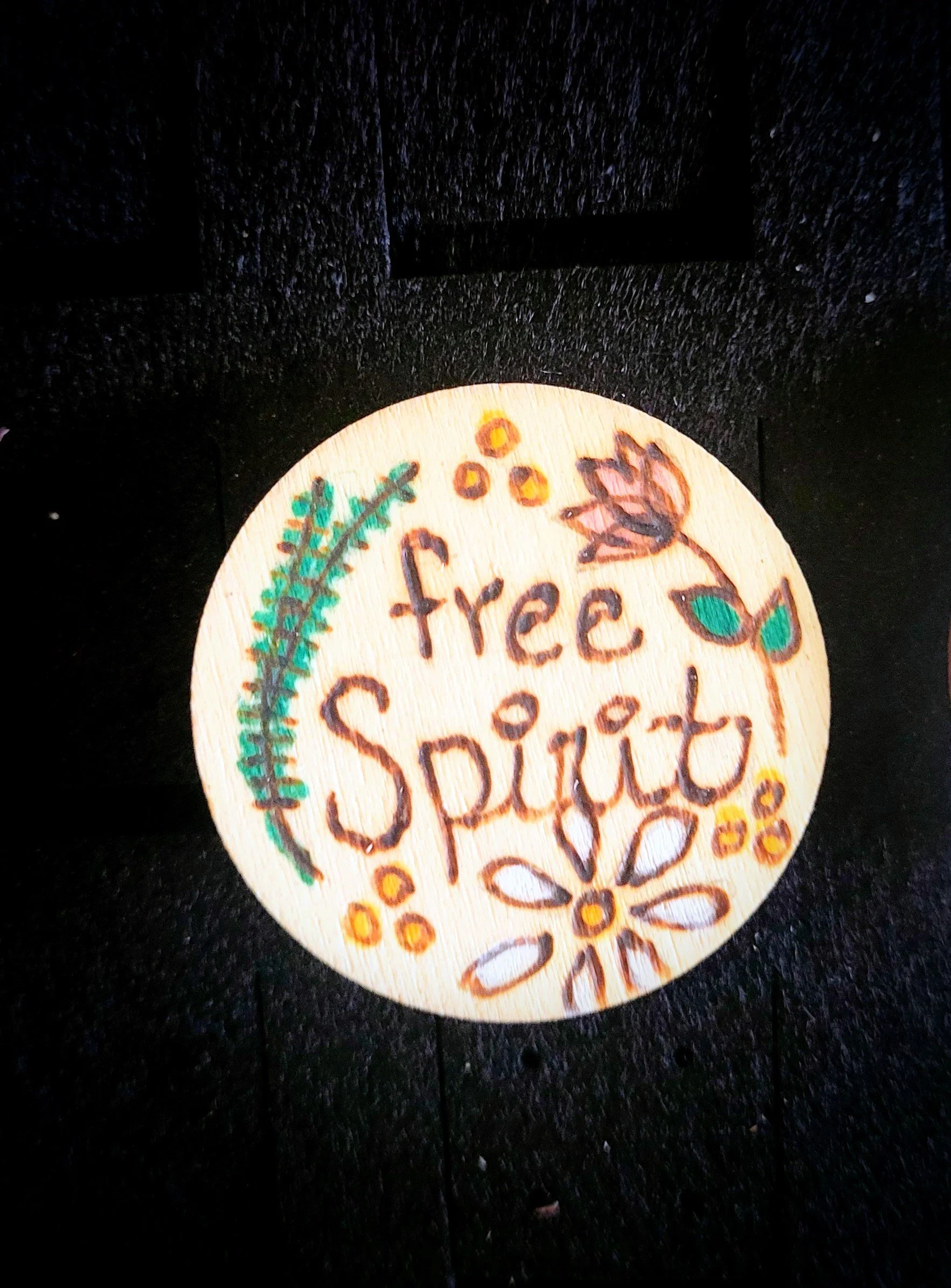 #715 Free spirit pin