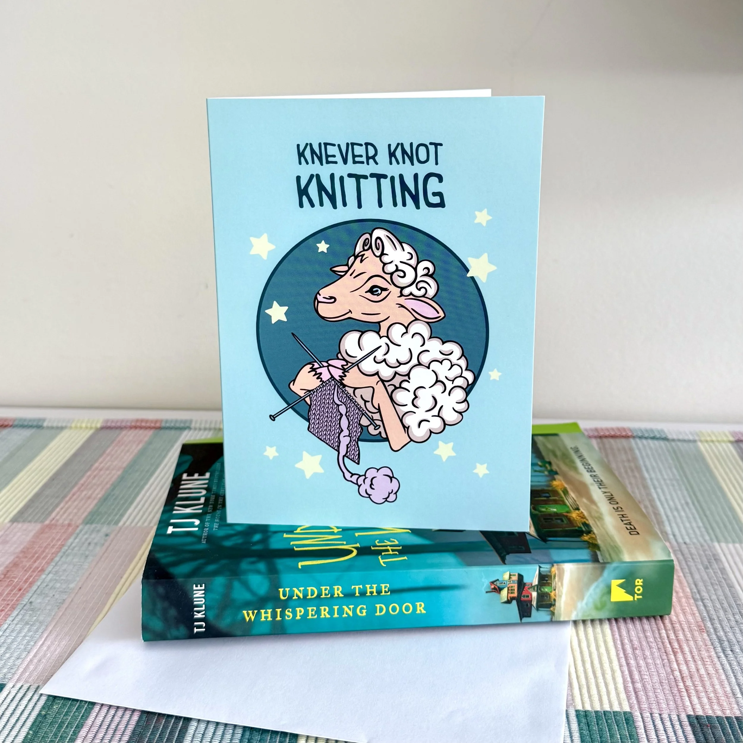Knever Knot Knitting Card