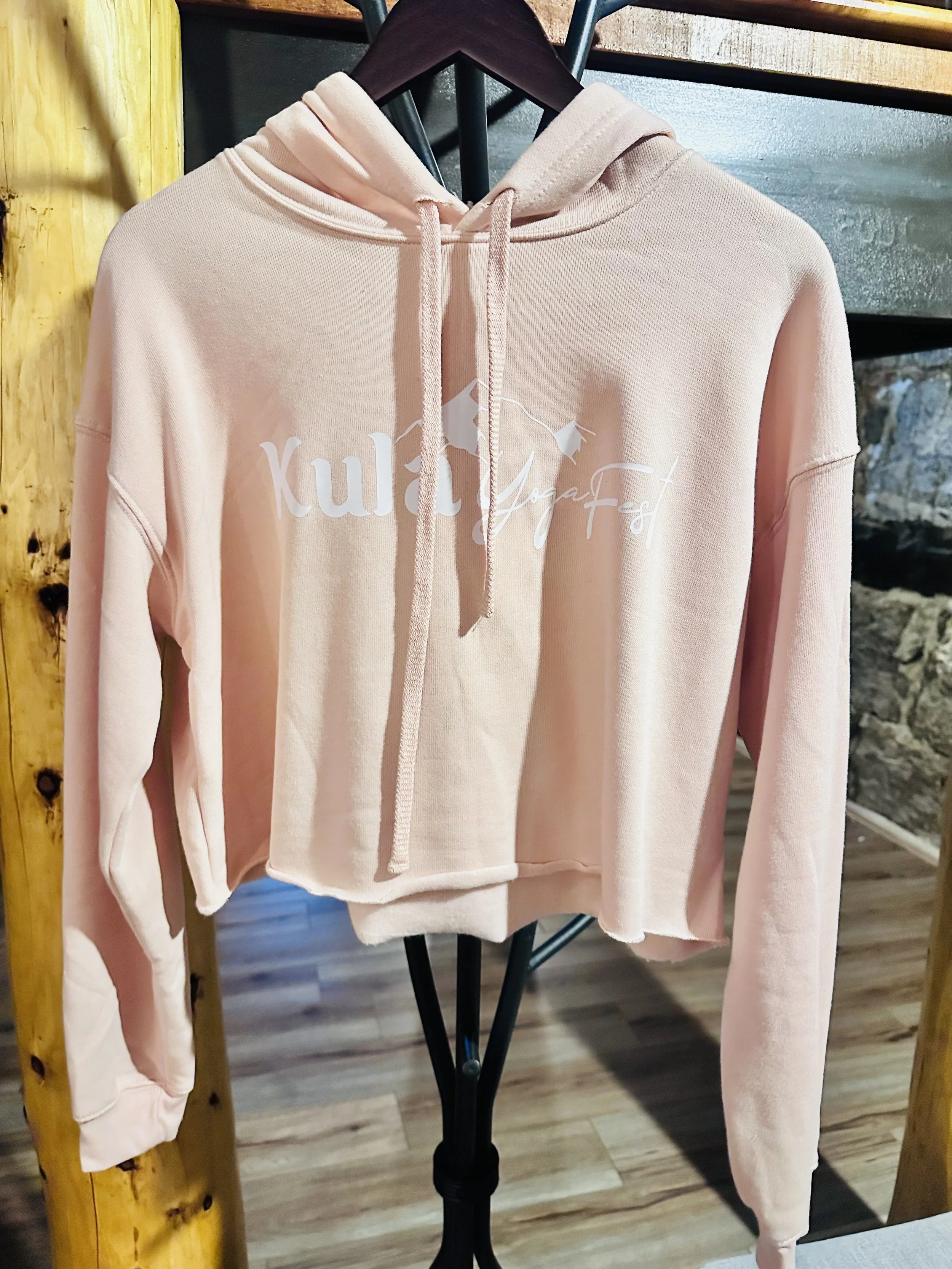 Kula Yoga Fest Cropped Hoodie Sweatshirt