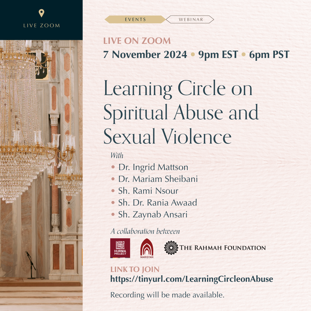 Learning Circle on Spiritual Abuse and Sexual Violence