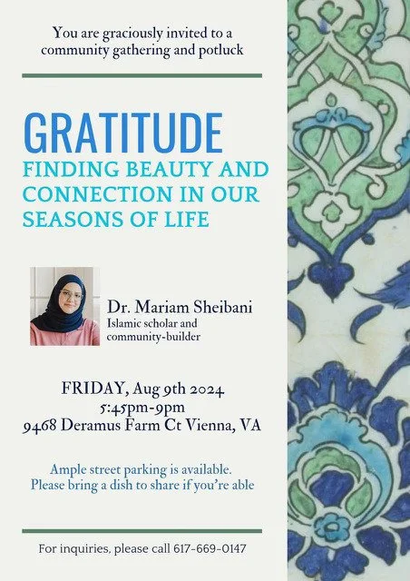 Gratitude: Finding Beauty and Connection in Our Seasons of Life