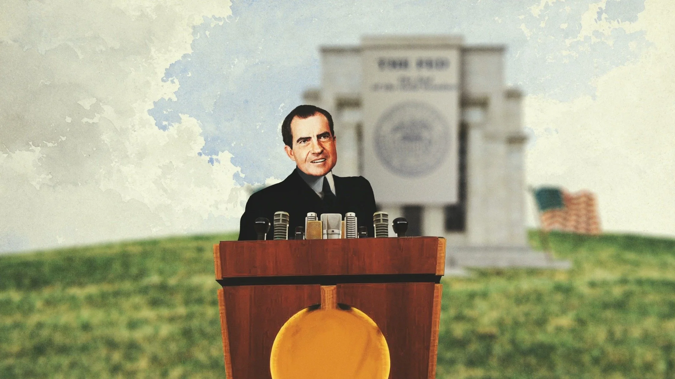 More shots from the gold video, presidents speaking collages. I really like to make this rigs. 

#collageartist #collageanimation