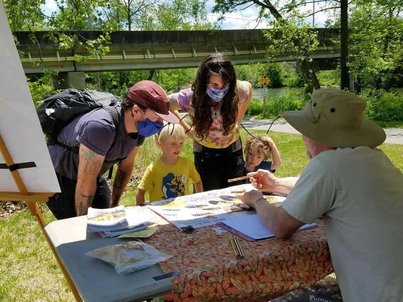 Local Volunteers Create Pollinator Gardens and Meadow in the River Arts District
