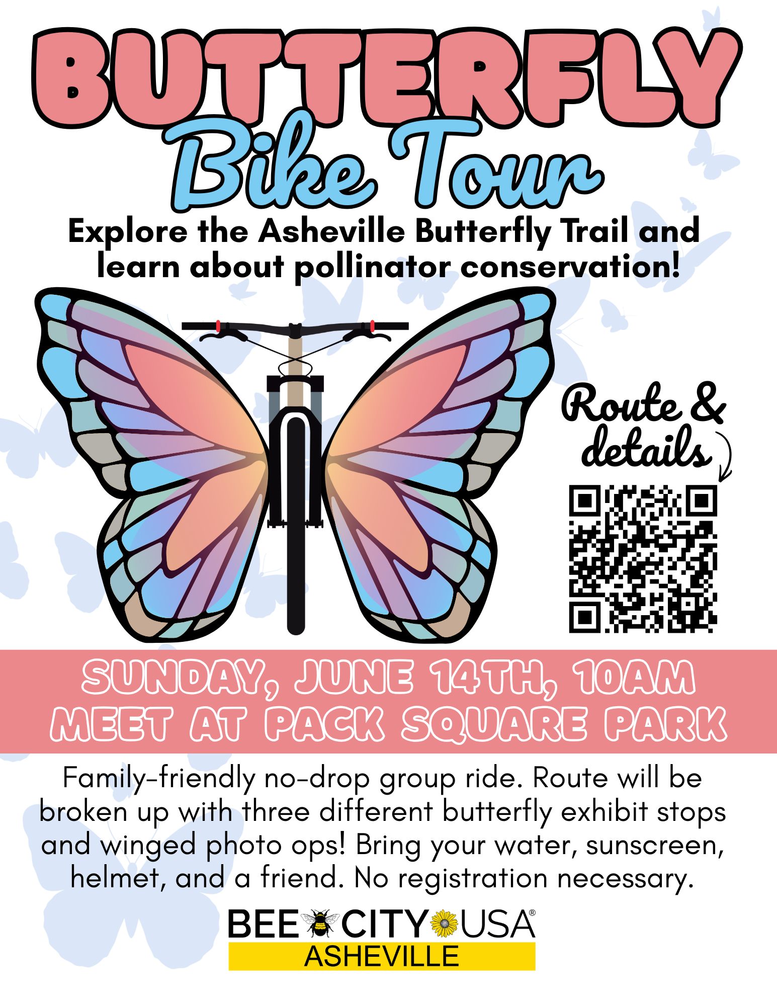 Bike the Asheville Butterfly Trail with Guide Sandy Broadwill