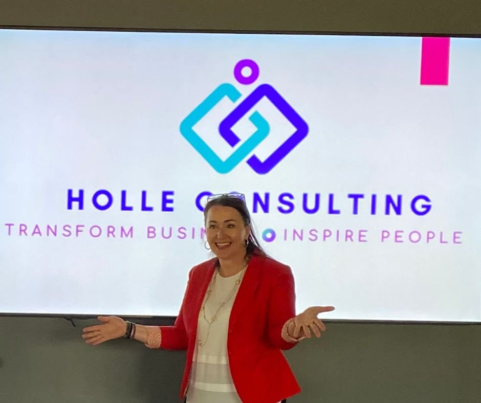 Kristina Holle facilitating a workshop on The SHIFT Model™ for leadership transformation